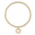 classic gold 3mm bracelet love gold disc