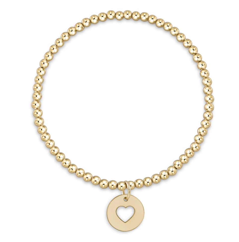 classic gold 3mm bracelet love gold disc