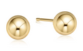classic 10mm ball studs - gold