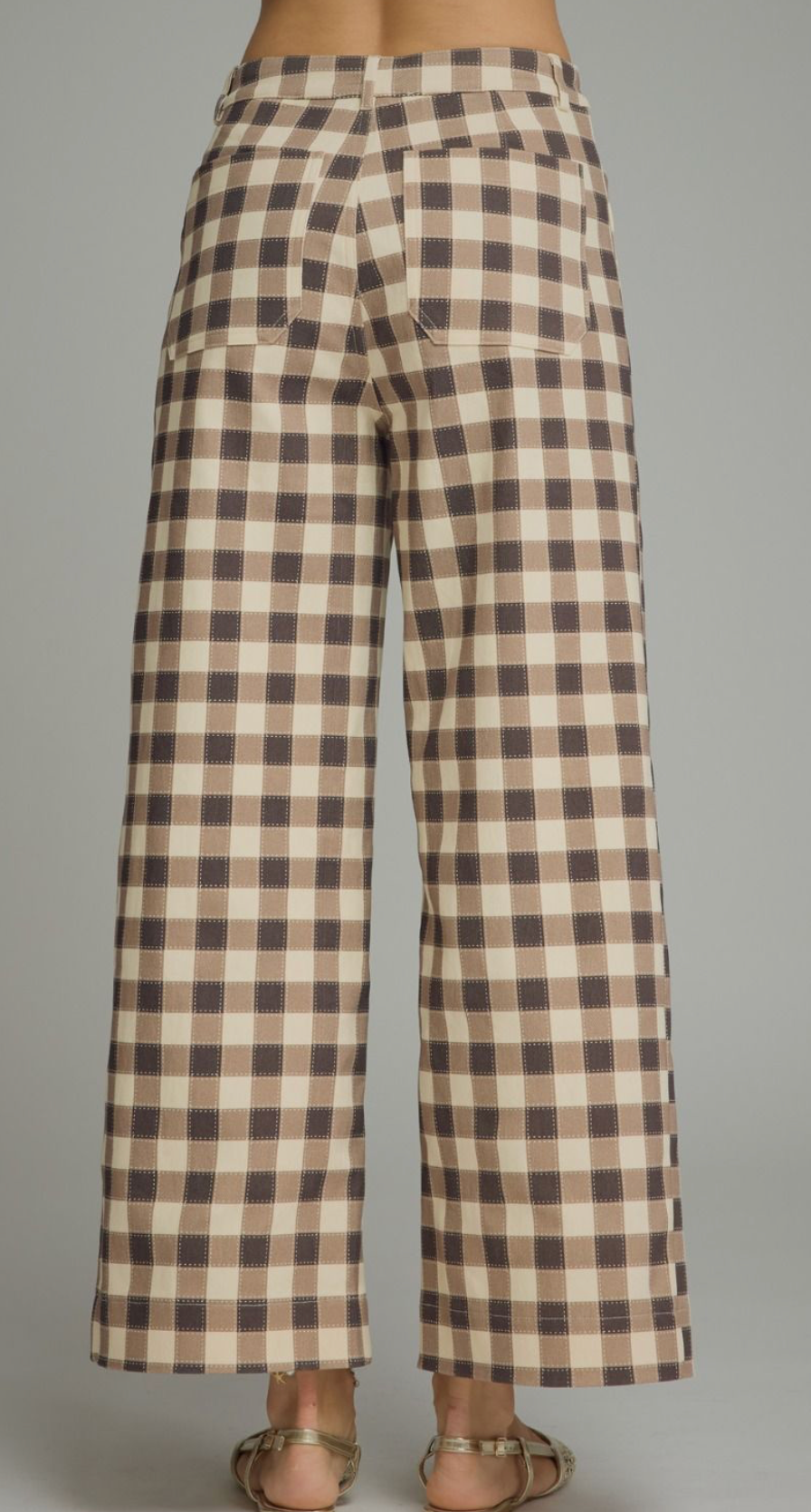 elodie plaid pants