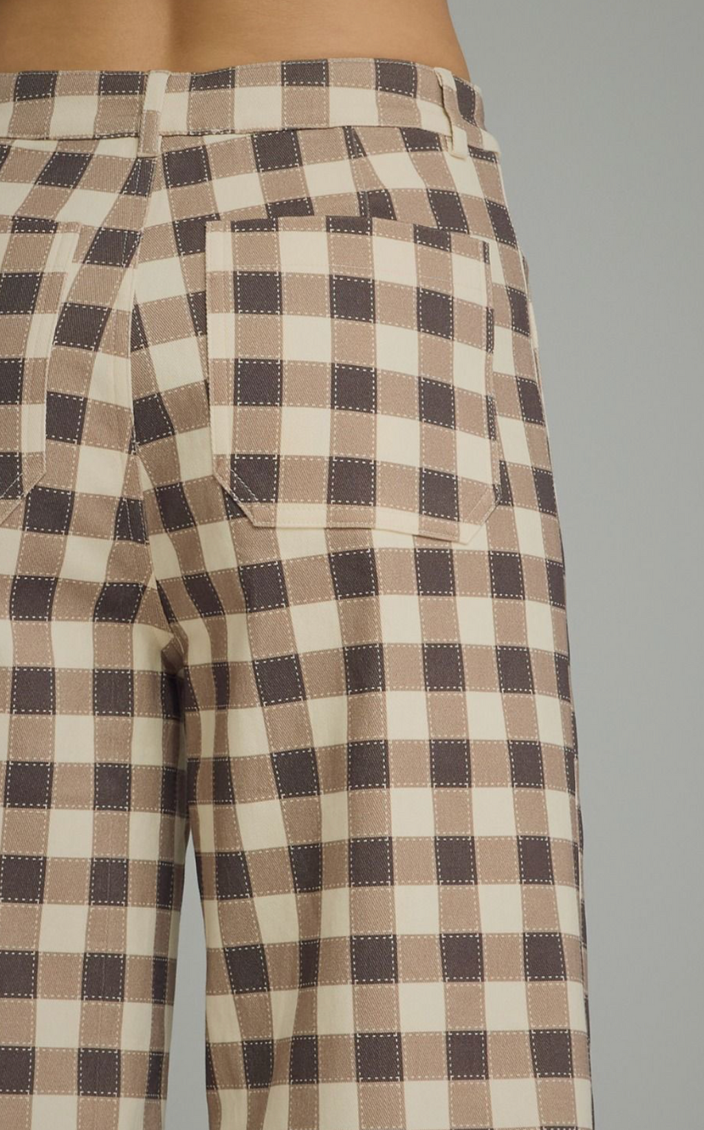 elodie plaid pants
