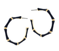 hexagon epoxy bamboo hoops