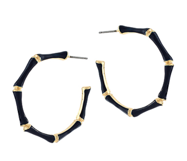 hexagon epoxy bamboo hoops