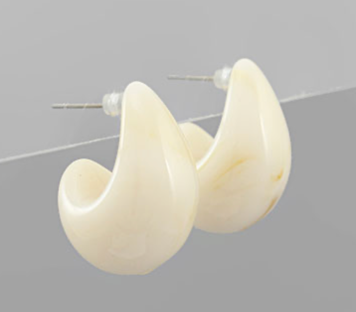 gradual chunky acrylic earrings