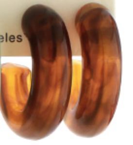 acrylic hoop earrings