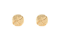 rounded square textured stud earrings