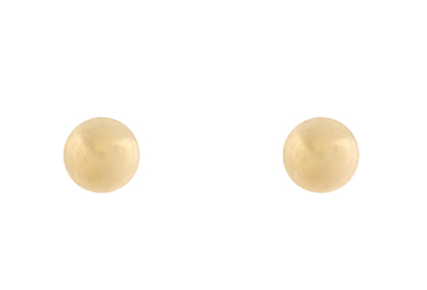 brushed metal ball studs