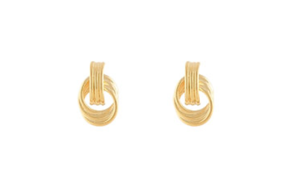 door knocker 3 ring earrings