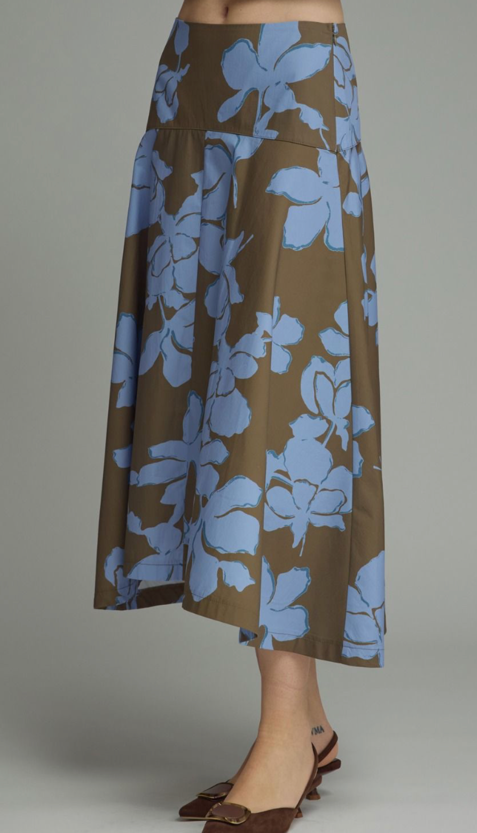 luna floral skirt
