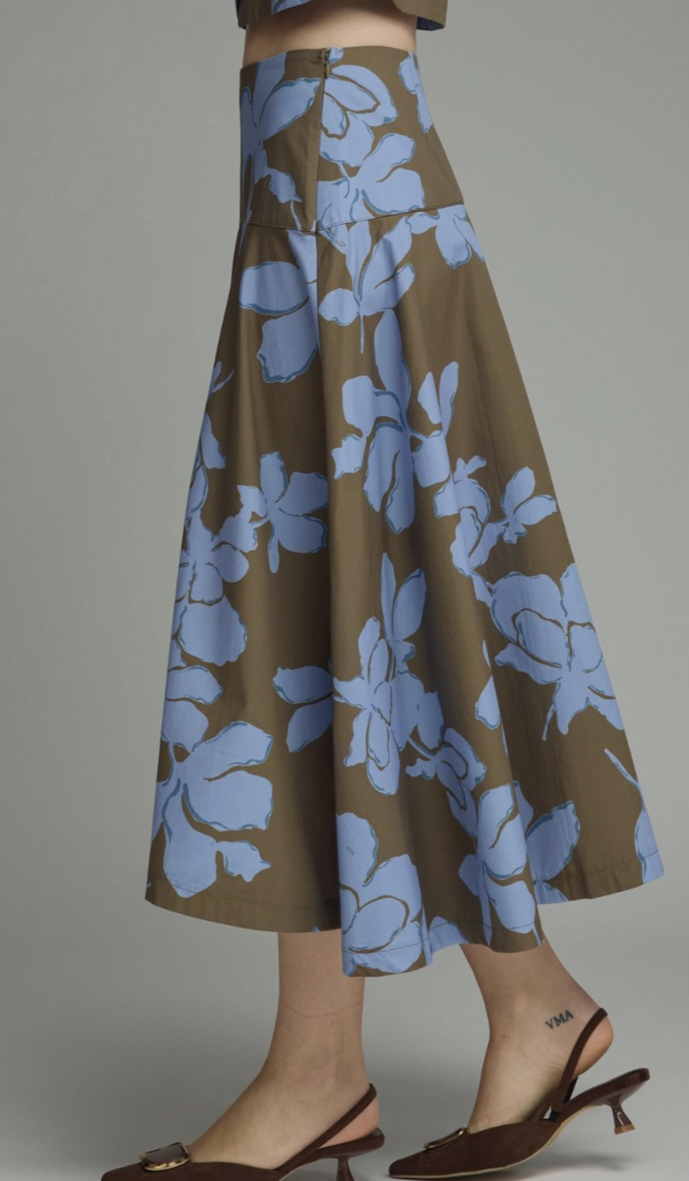 luna floral skirt