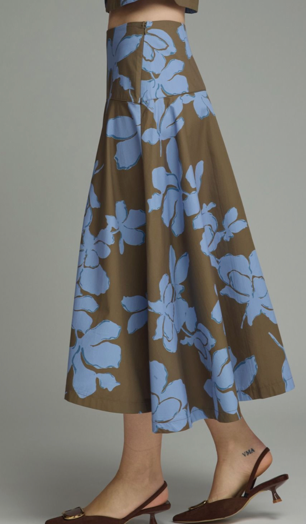 luna floral skirt