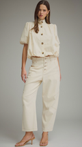 nova bubble hem blouse