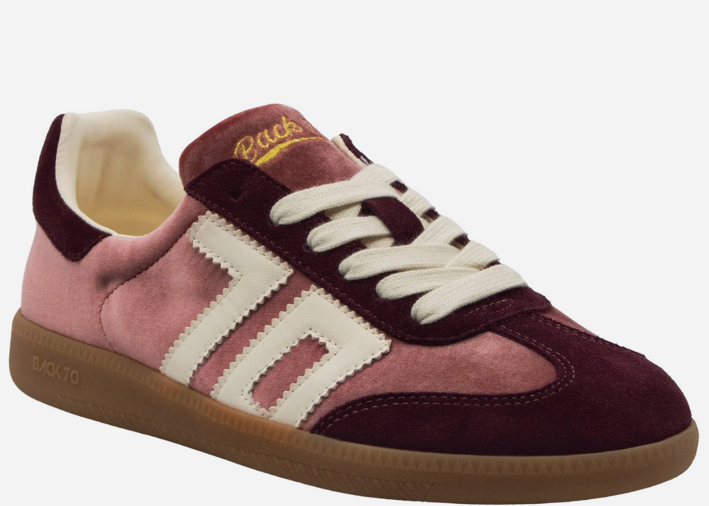 cloud w26 velvet wine butter sneakers