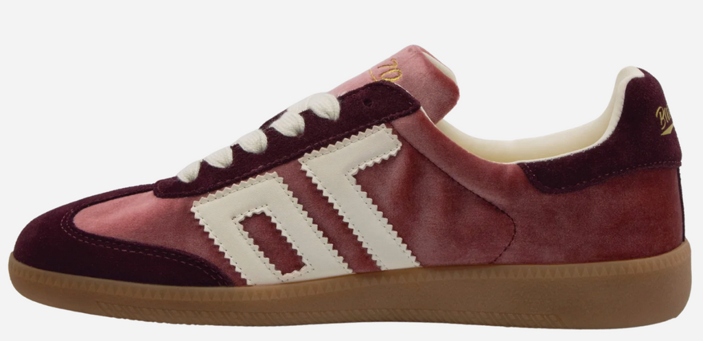 cloud w26 velvet wine butter sneakers