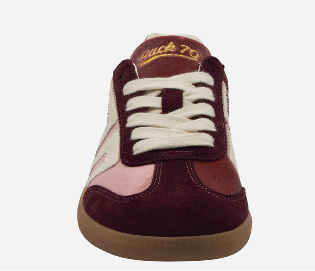 cloud w26 velvet wine butter sneakers