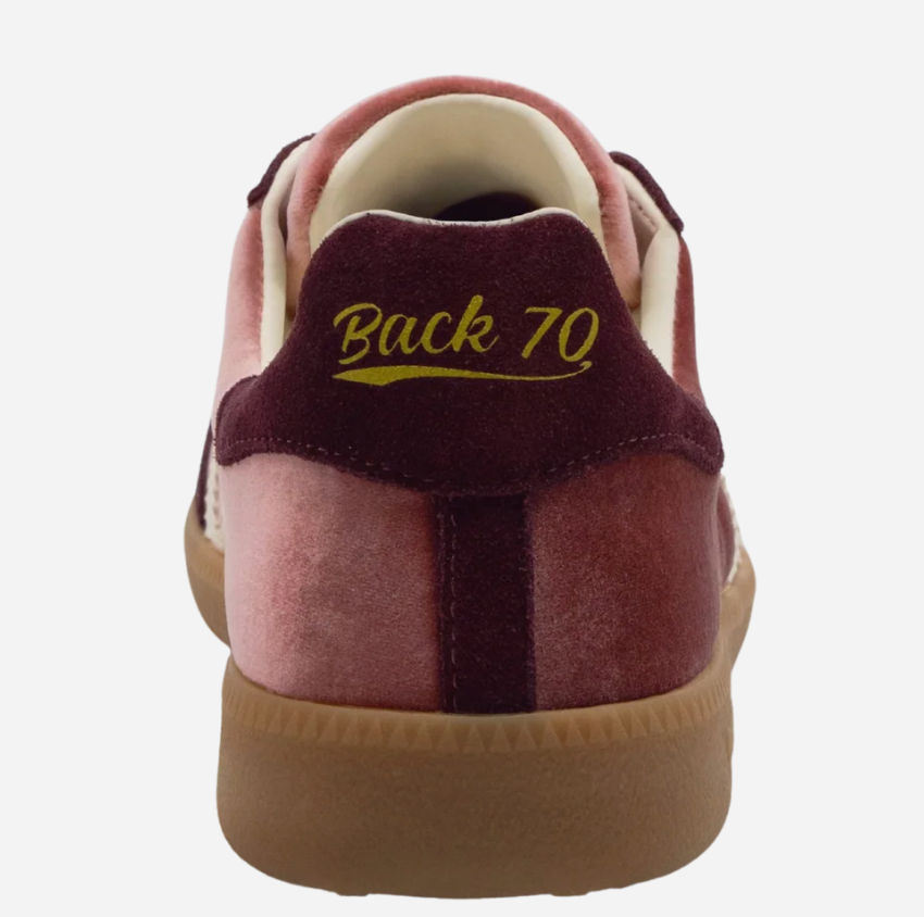 cloud w26 velvet wine butter sneakers