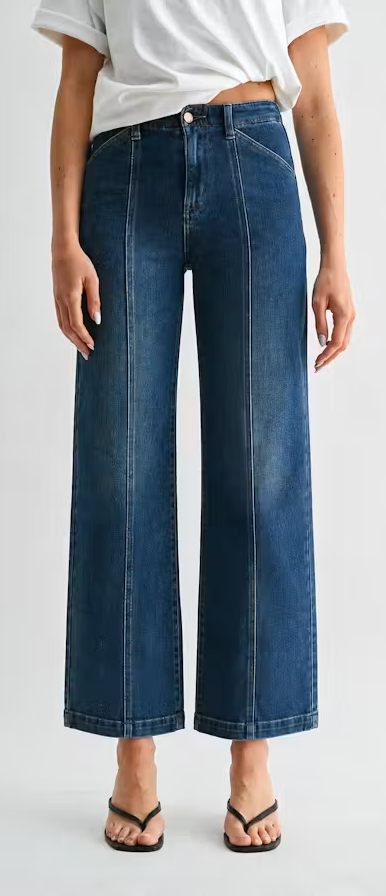 paola wide leg with seam lines