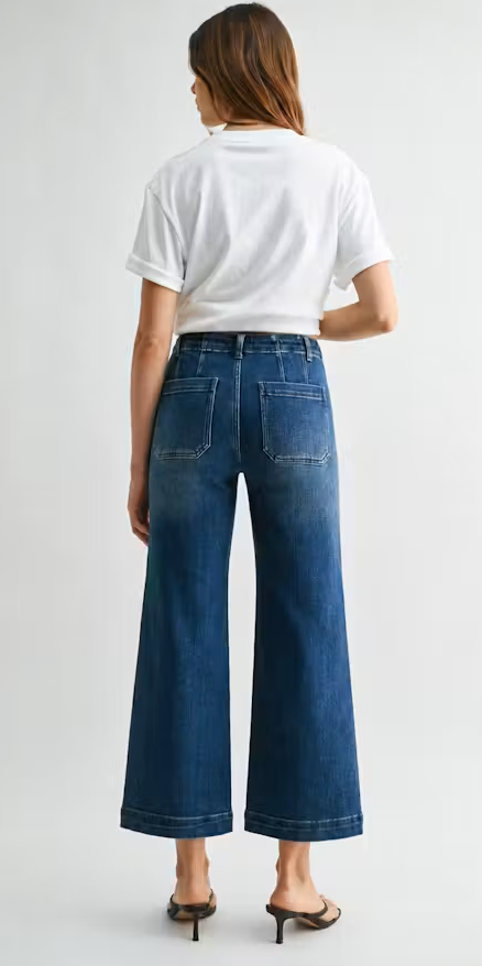 paola wide leg with seam lines