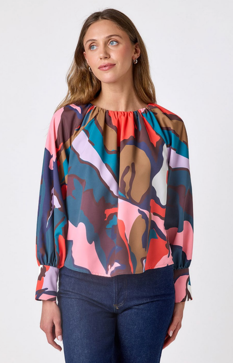 elizabeth blouse leaf study