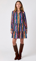 blaise dress tapestry stripe