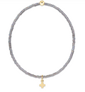 hope classic morning mist bracelet signature cross small gold charm