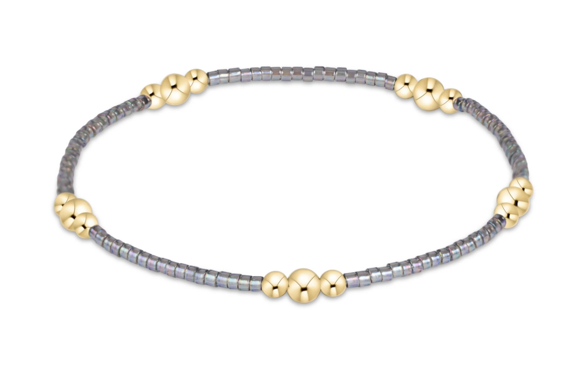 hope purpose gold bracelet morning mist