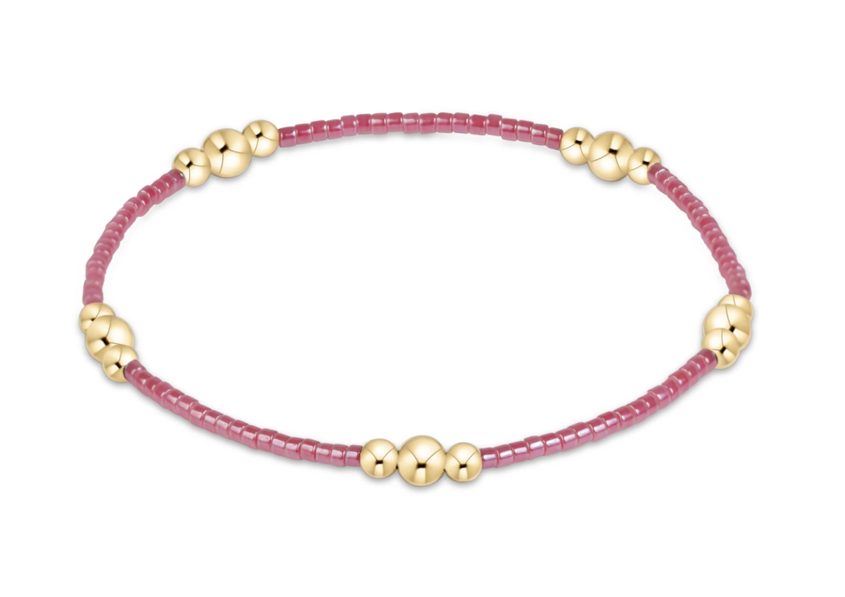 hope purpose gold bracelet pink champagne