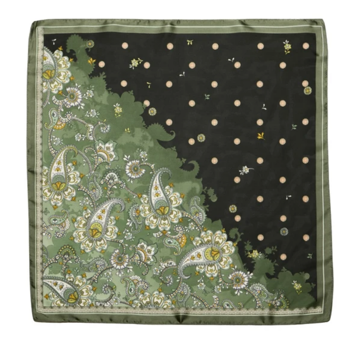 printed paisley scarf