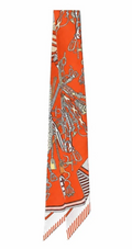 skinny multi print scarf