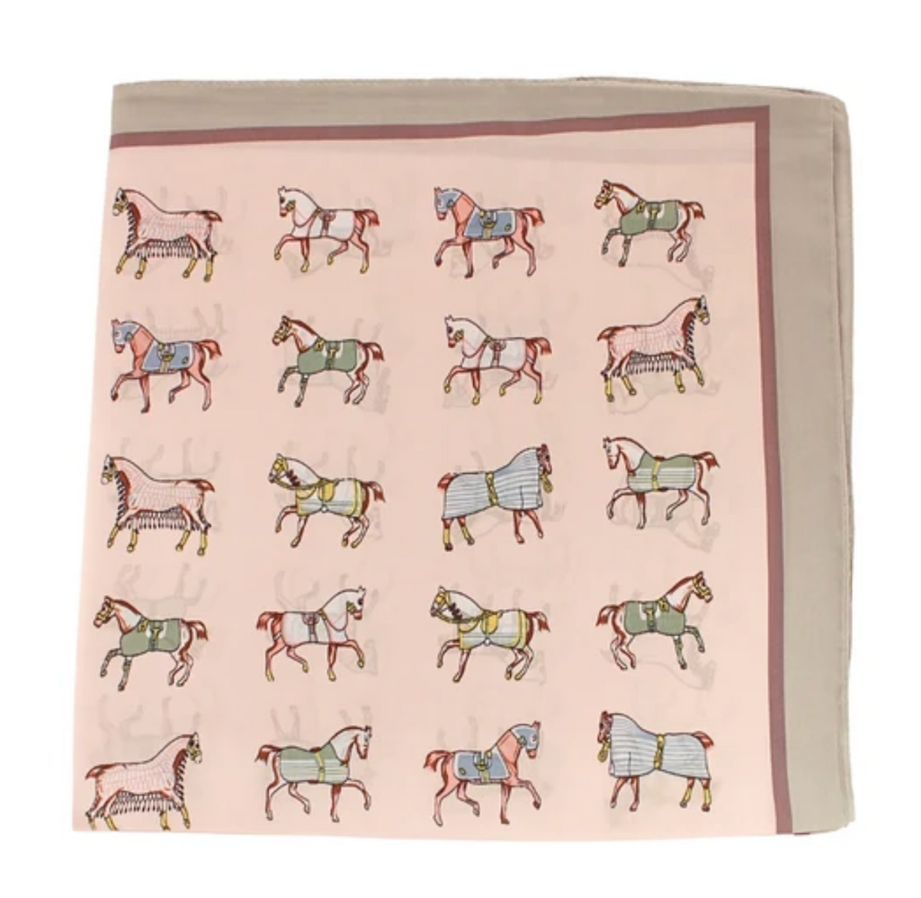 multi print square scarf