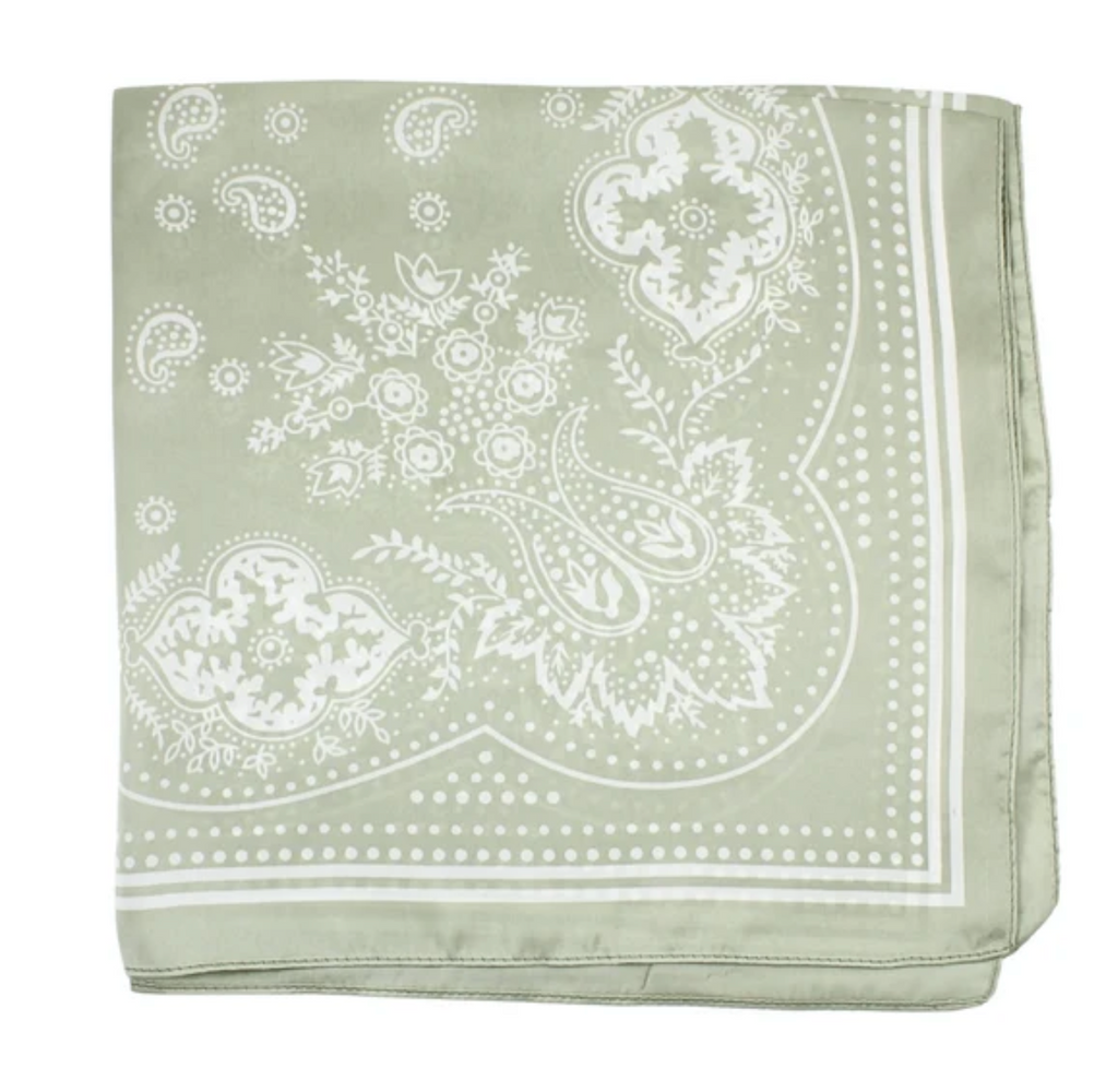 paisley print bandana scarf