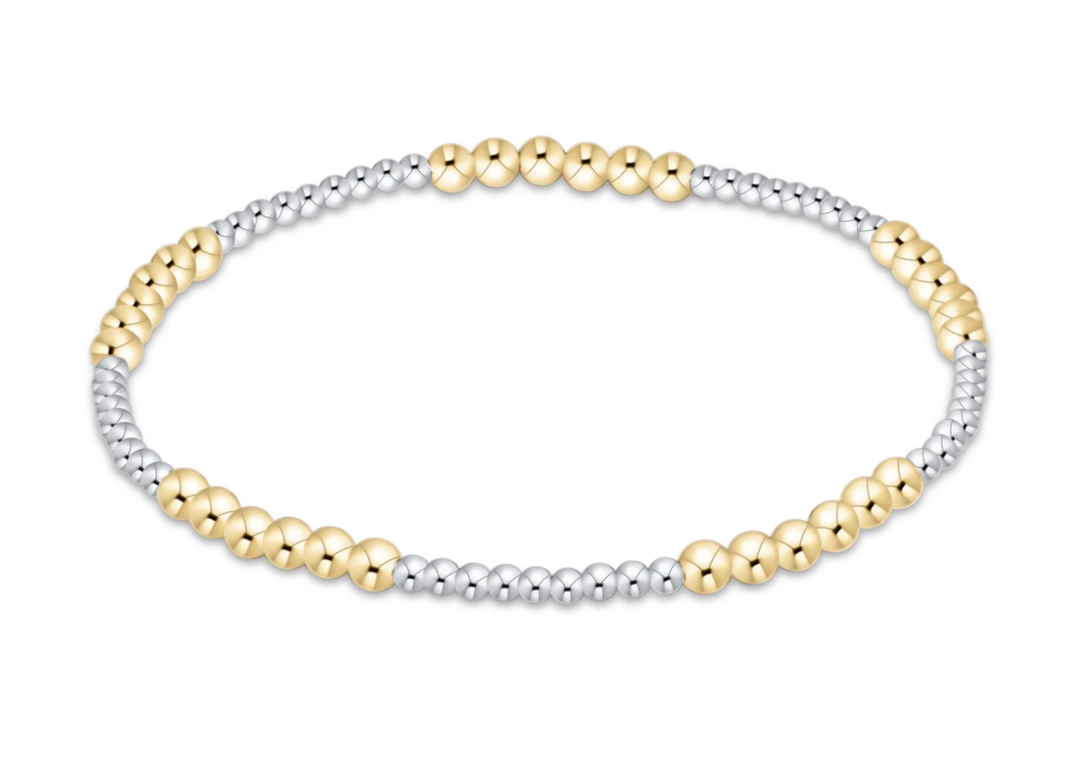 blissful mixed metal 3mm bracelet