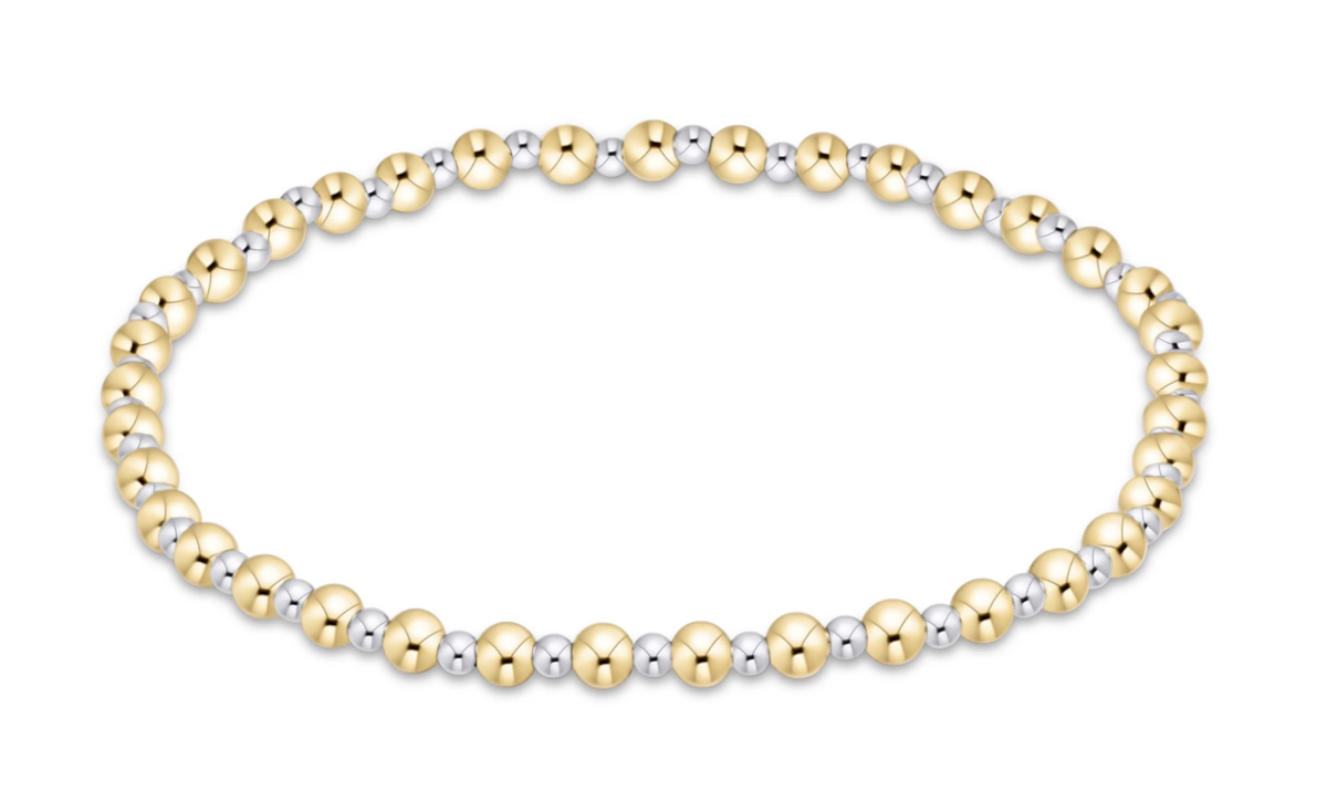 grateful mixed metal 3mm bracelet