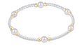 purpose pearl 5mm mixed metal bracelet