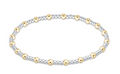 sincerity mixed metal 3mm bracelet