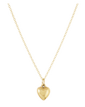 16" necklace gold - love plush small gold charm