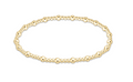 sincerity gold 3mm bracelet