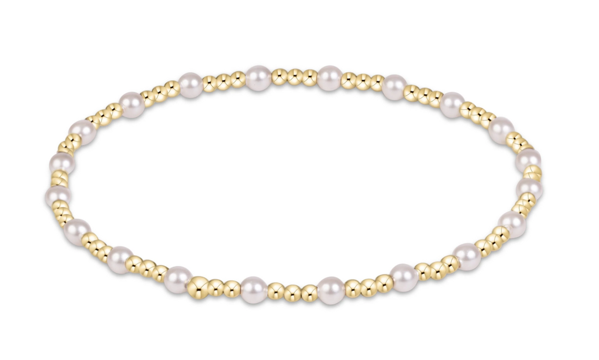 sincerity pearl 3mm bracelet