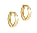 huggie gold 0.5" hoop