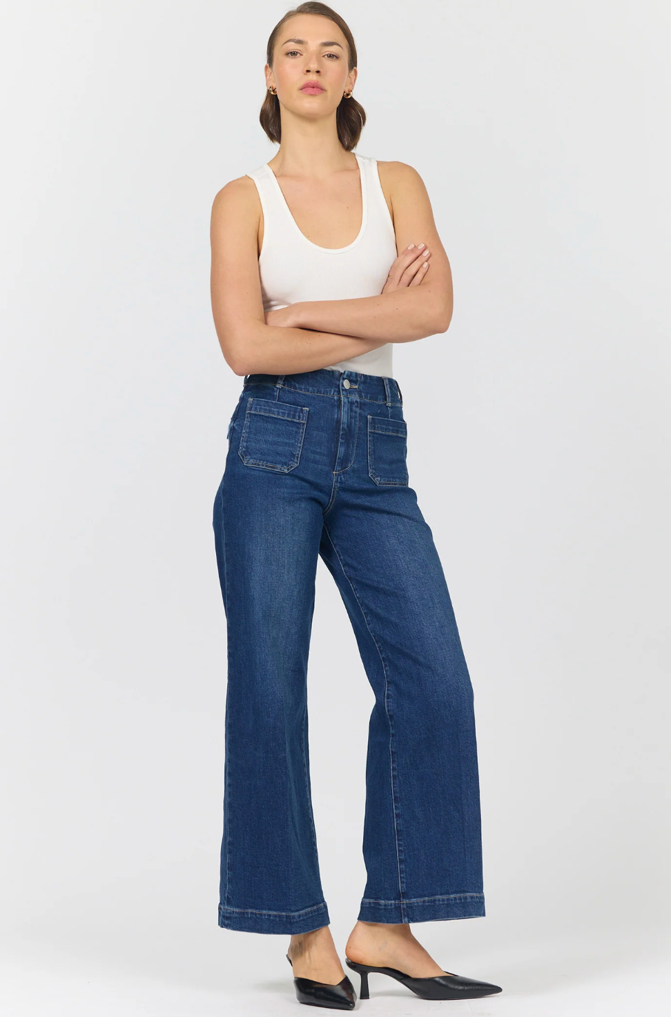 audrey high rise wide leg jeans
