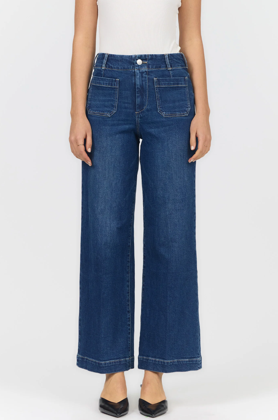 audrey high rise wide leg jeans