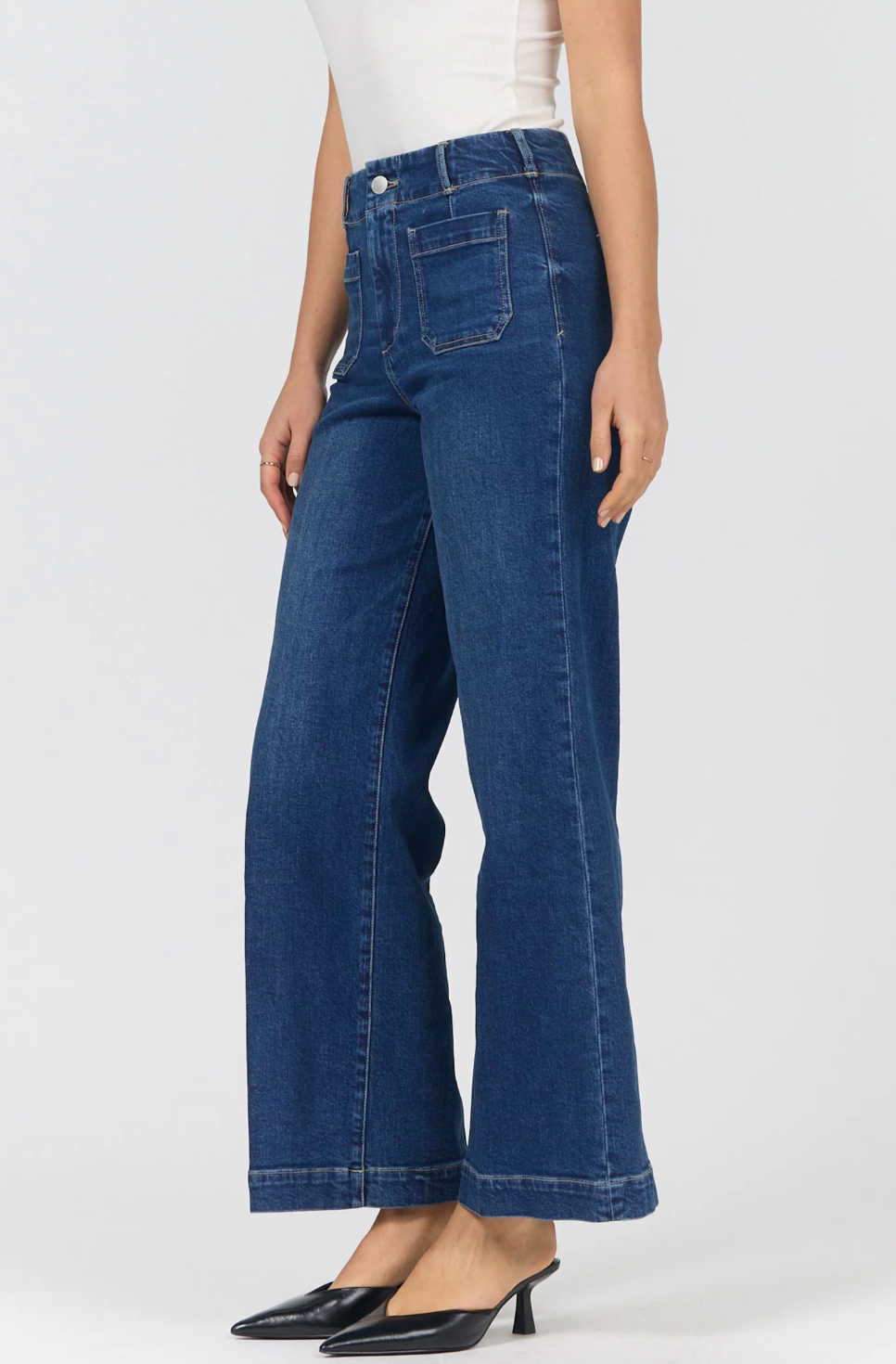 audrey high rise wide leg jeans