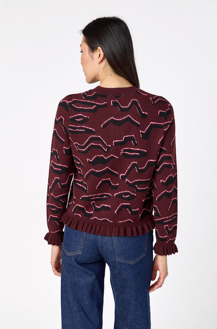 sutton cardigan tibetan tiger