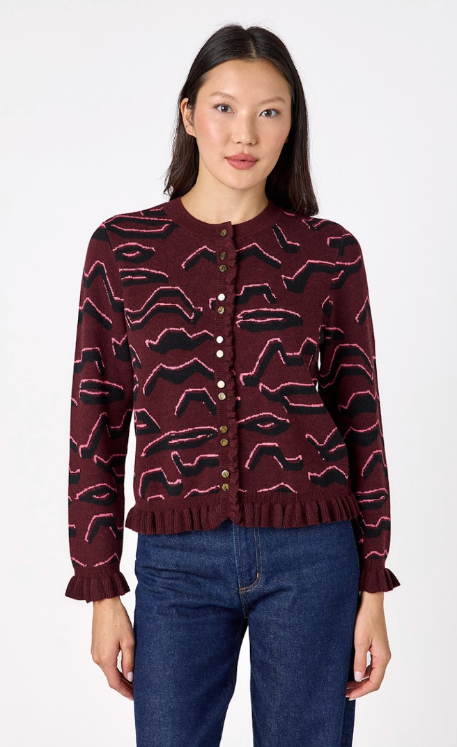 sutton cardigan tibetan tiger