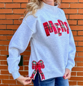 merry christmas bow sweatshirt