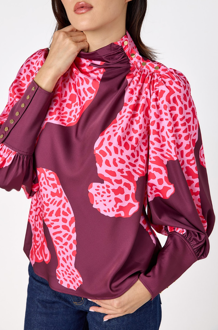 florence blouse catwalk pink