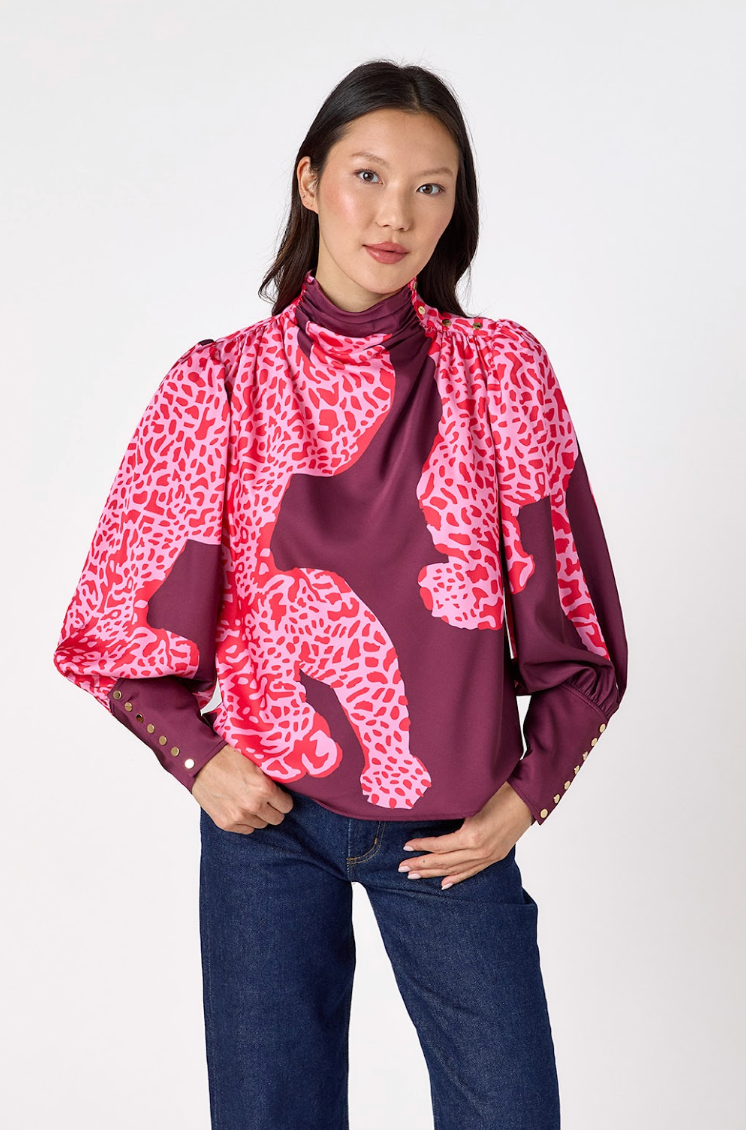 florence blouse catwalk pink