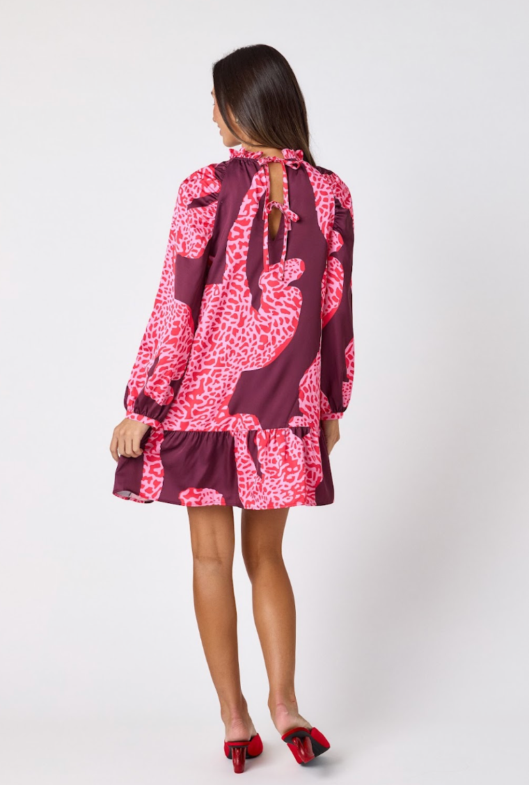 flynn dress catwalk pink