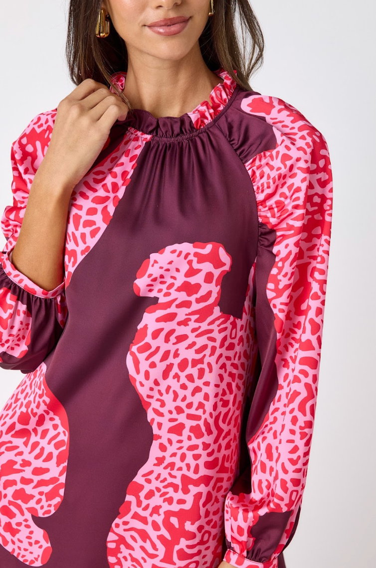 flynn dress catwalk pink