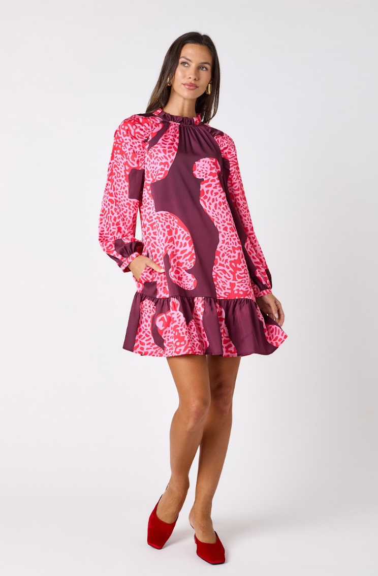 flynn dress catwalk pink